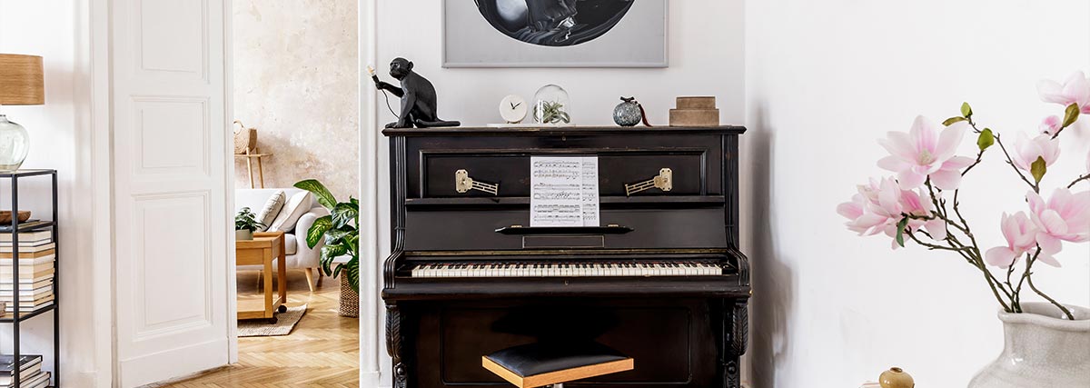 Klavier zu Hause